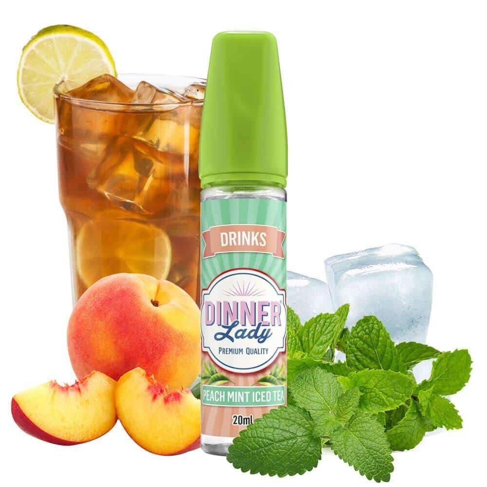 Peach Mint Ice Tea Dinner Lady