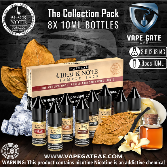 Black Note Packaging The Collection Pack - Black Note | Dubai & Abu Dhabi UAE | Vape Riyadh