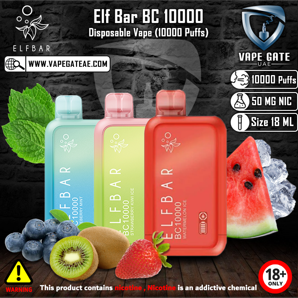 Elf Bar BC 10000 Puffs Disposable Pod Device | Same Day Delivery Abu ...