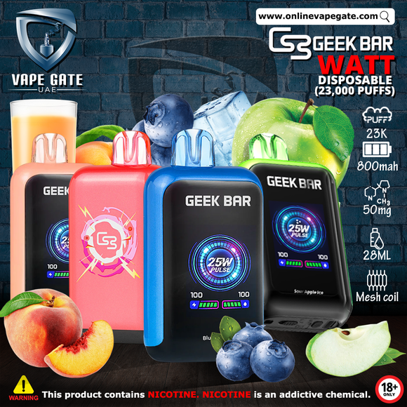 Puff Gate 20000 Puff Disposable Vape UAE | Premium Flavors & Dubai Delivery