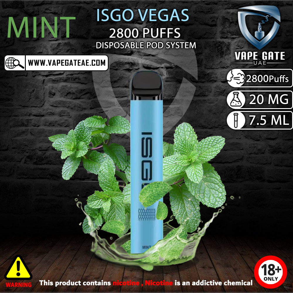 ISGO VEGAS 2800 PUFFS DISPOSABLE POD SYSTEM | Abu Dhabi & Dubai | UAE KSA