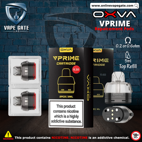 Oxva - VPrime Repalcement Pods | Vape Delivery Online Dubai Abu Dhabi ...