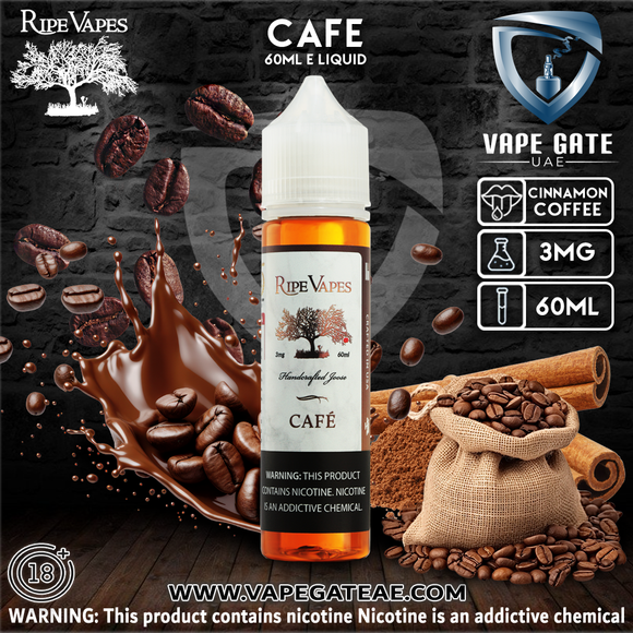 Cafe - 60ml E liquid by Ripe Vape | Same Day Delivery Abu Dhabi & Dubai
