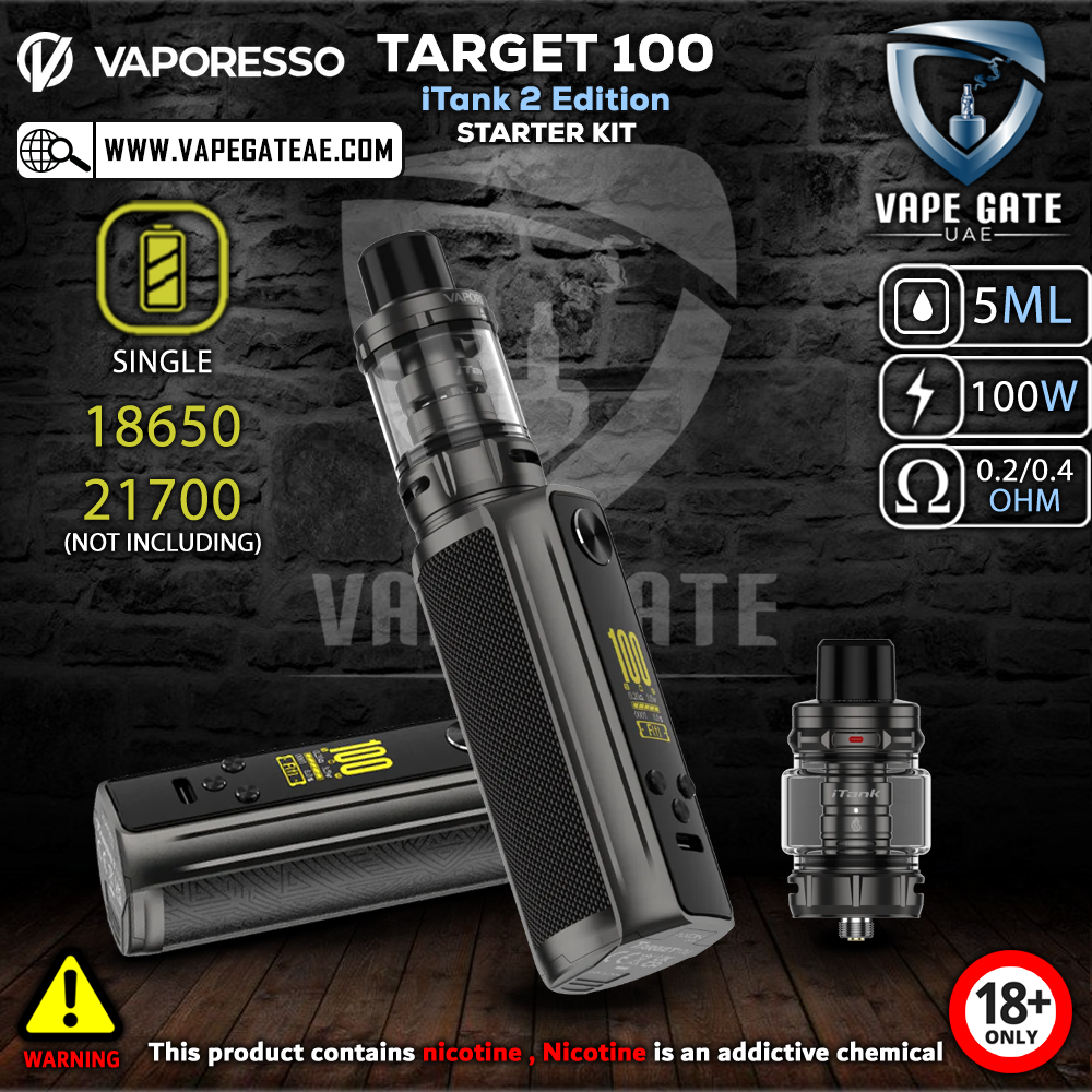 VAPORESSO TARGET 100 iTank 2 Edition STARTER KIT | Same Day Delivery ...