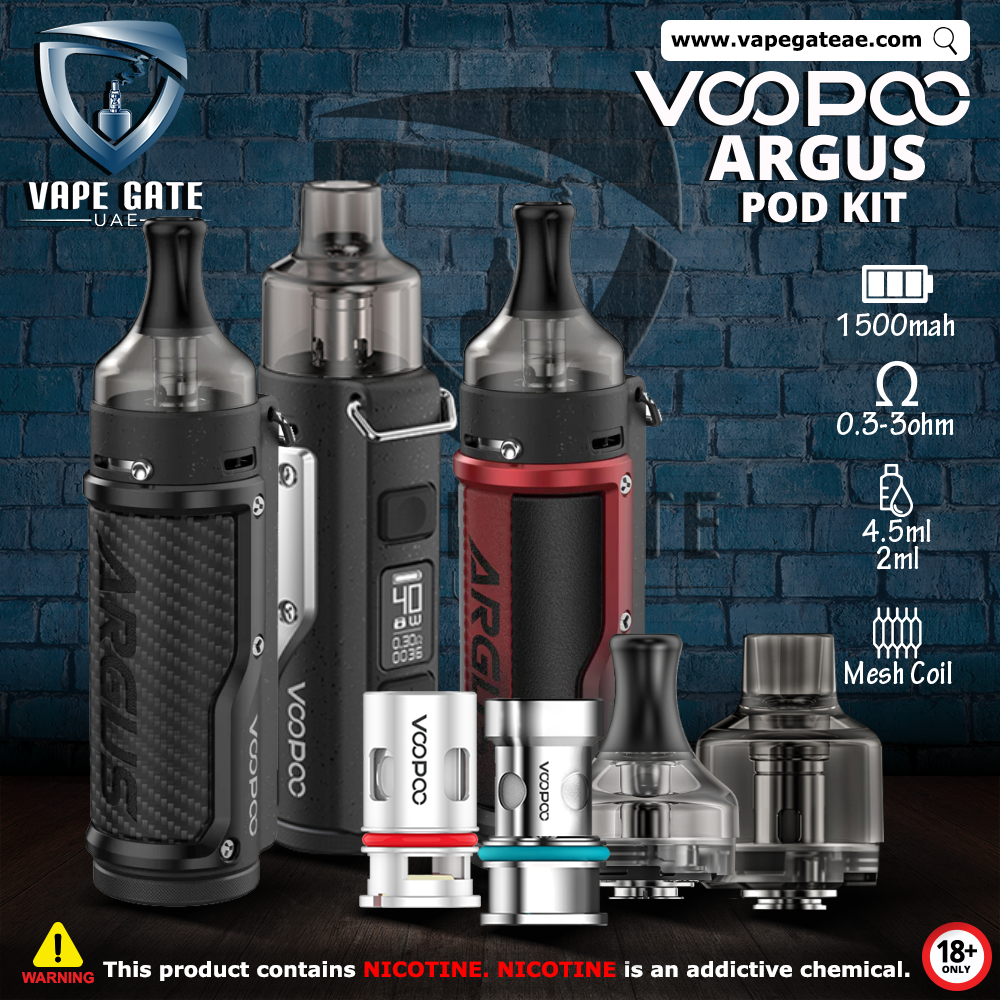 Voopoo Argus 40w VOOPOO ARGUS 40W POD KIT 1500MAH | Abu Dhabi & Dubai ...
