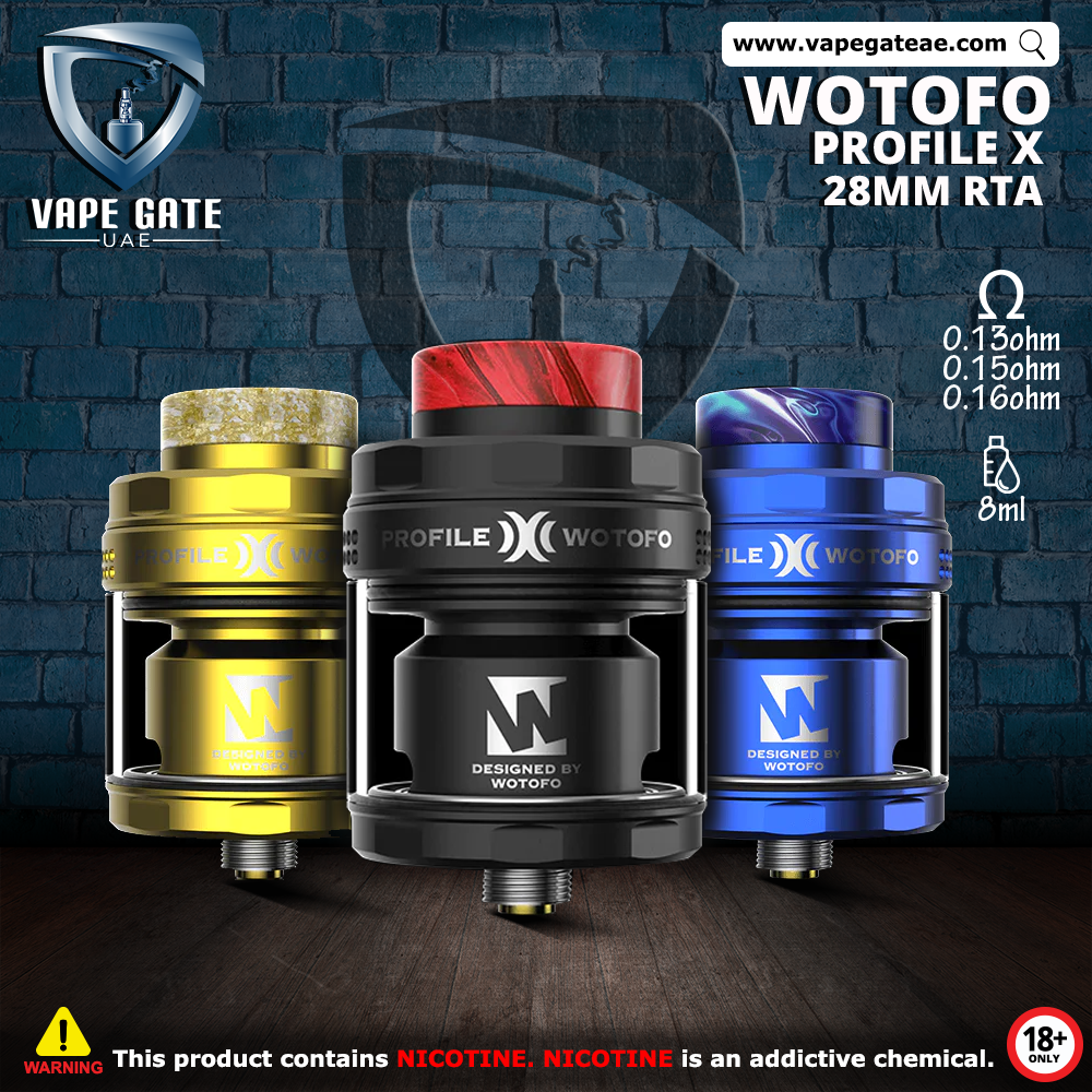 WOTOFO PROFILE X 28MM RTA | Dubai | Abu Dhabi | Same Day Delivery