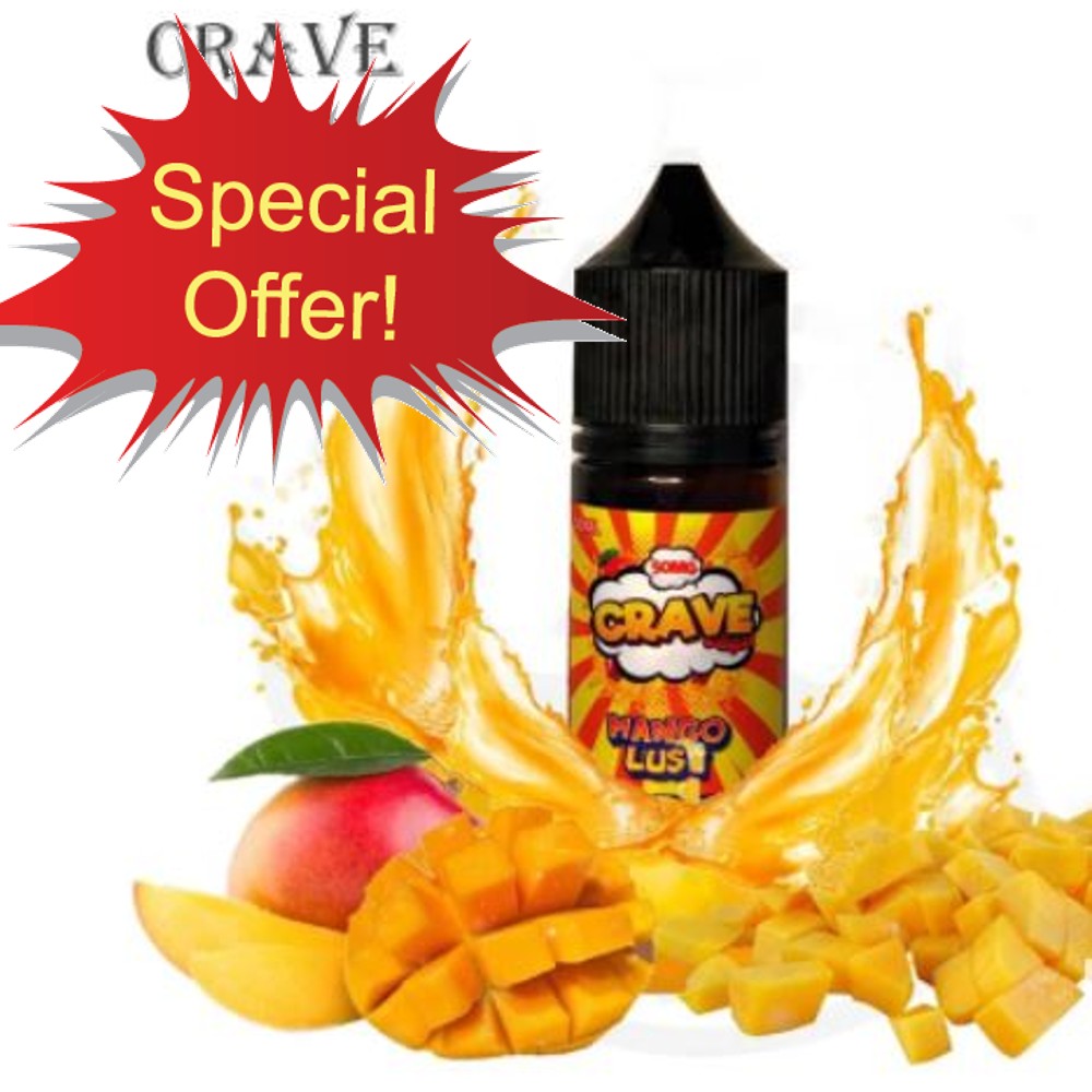 Crave Mangolust 30ml Saltnic | Abu Dhabi & Dubai | Vape Gate UAE | KSA Vape