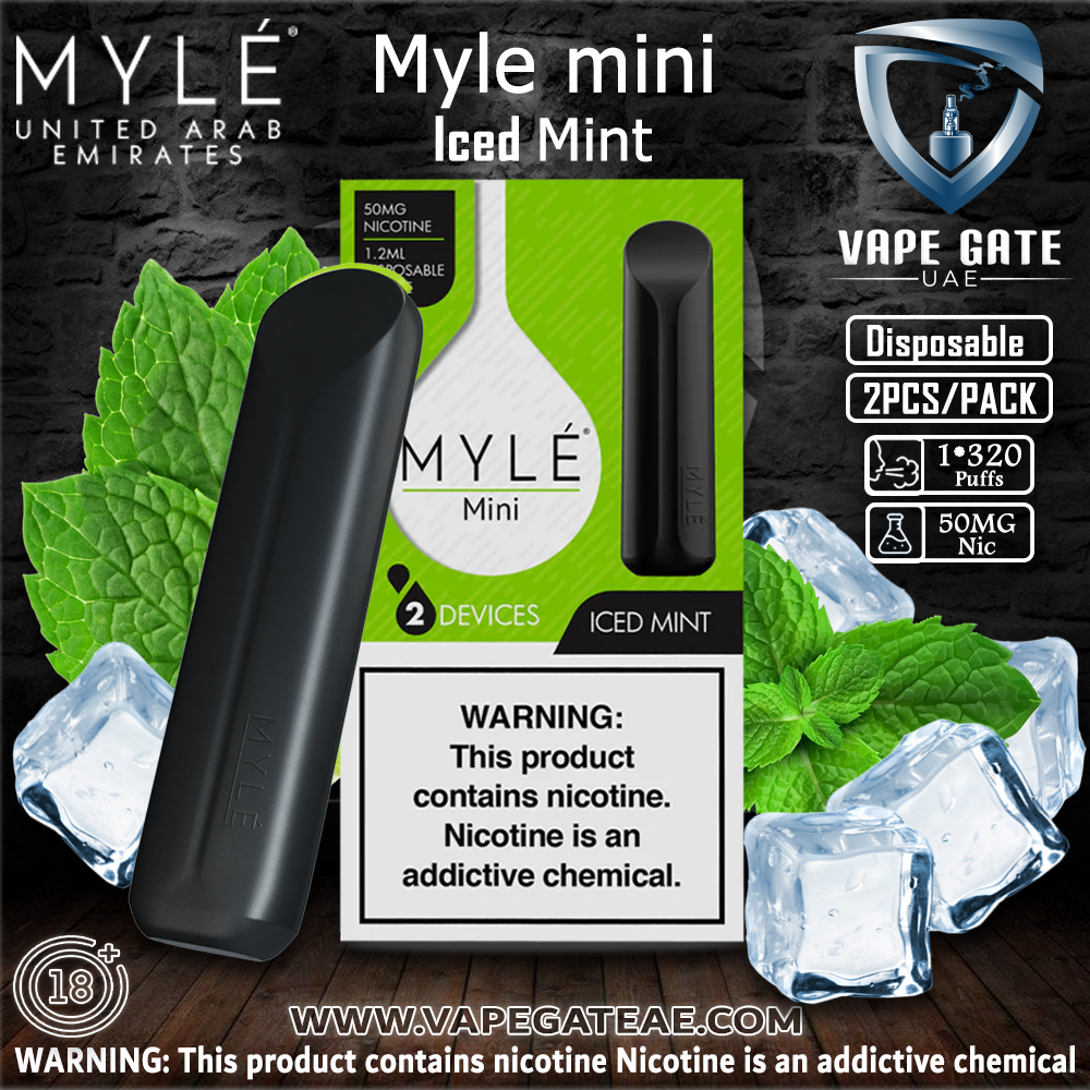 Myle Mini Buy MYLE Mini Iced Mint Disposable Device Online