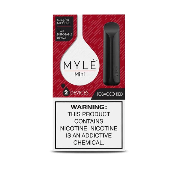Myle Mini MYLE Mini Tobacco Red Disposable Device | UAE & KSA Delivery