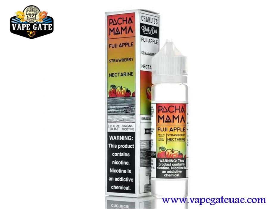 Pachamama Fuji Apple Strawberry Nectarine E juice by Charlie’s Chalk D