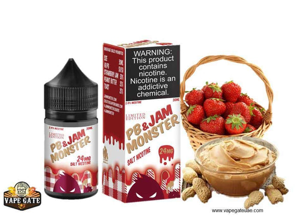 Buy Strawberry PB Jam Monster | Sweet Nutty Vape